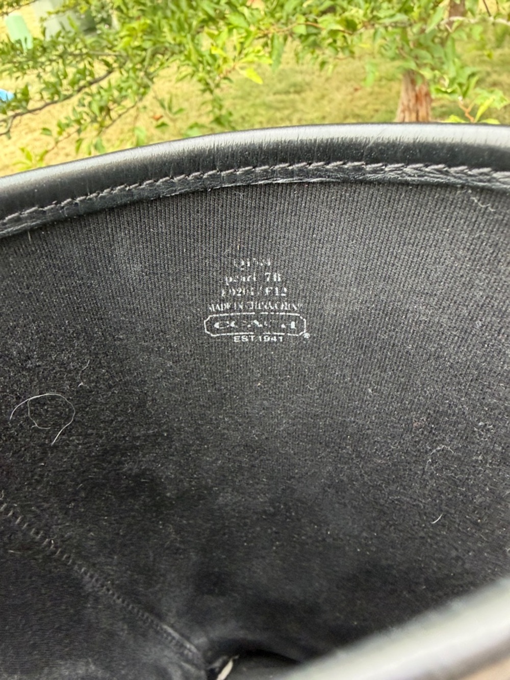 Coach Black Logo-Print Tall Rain Boots - Picture 4 of 13